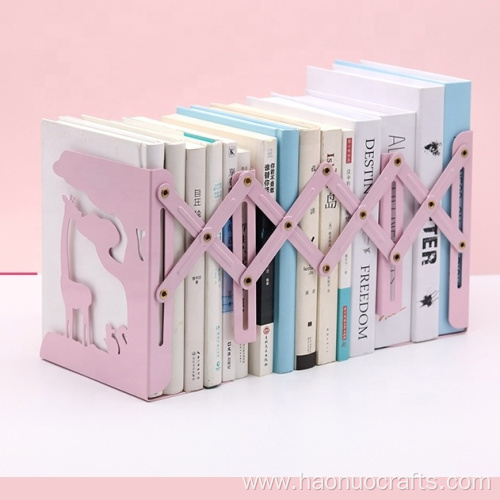 Creative folding book stand for students desktop storage